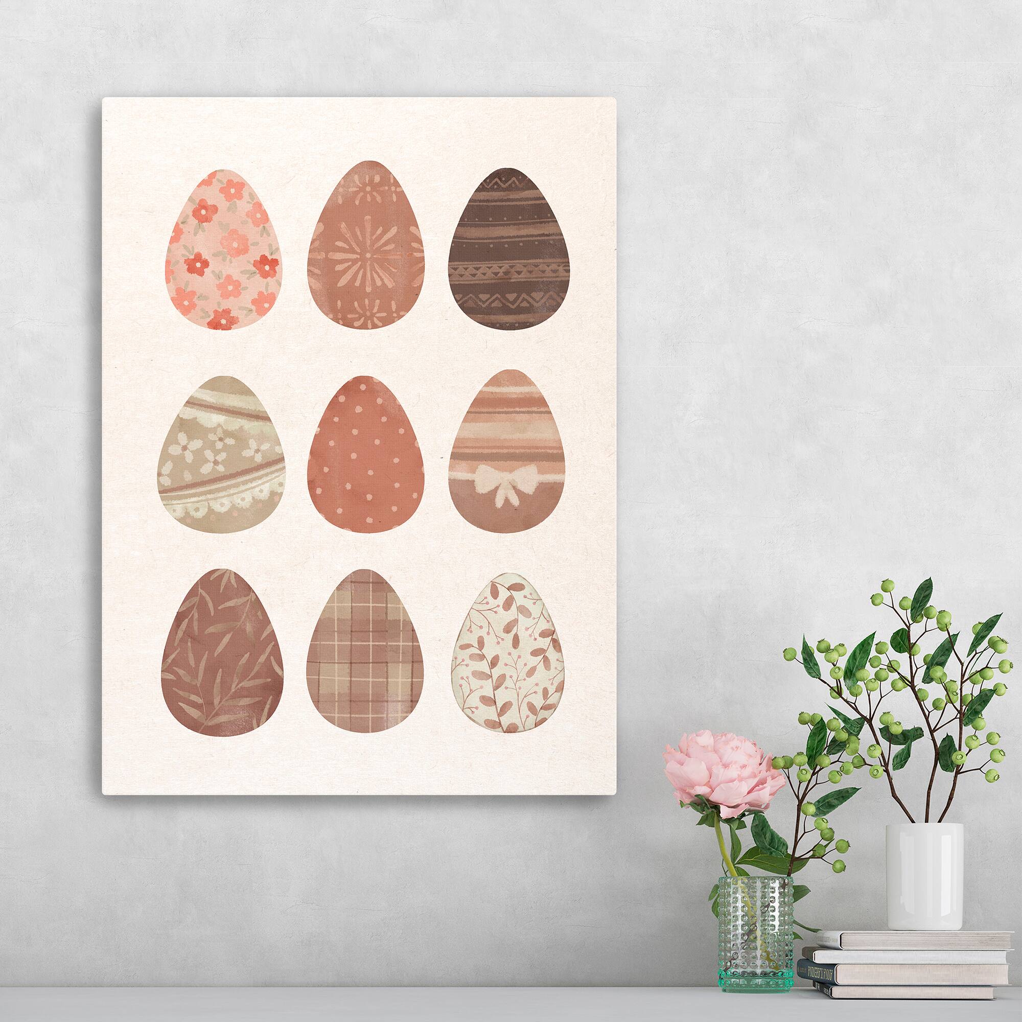 Lumaprints Patterned Eggs Canvas Giclée Art